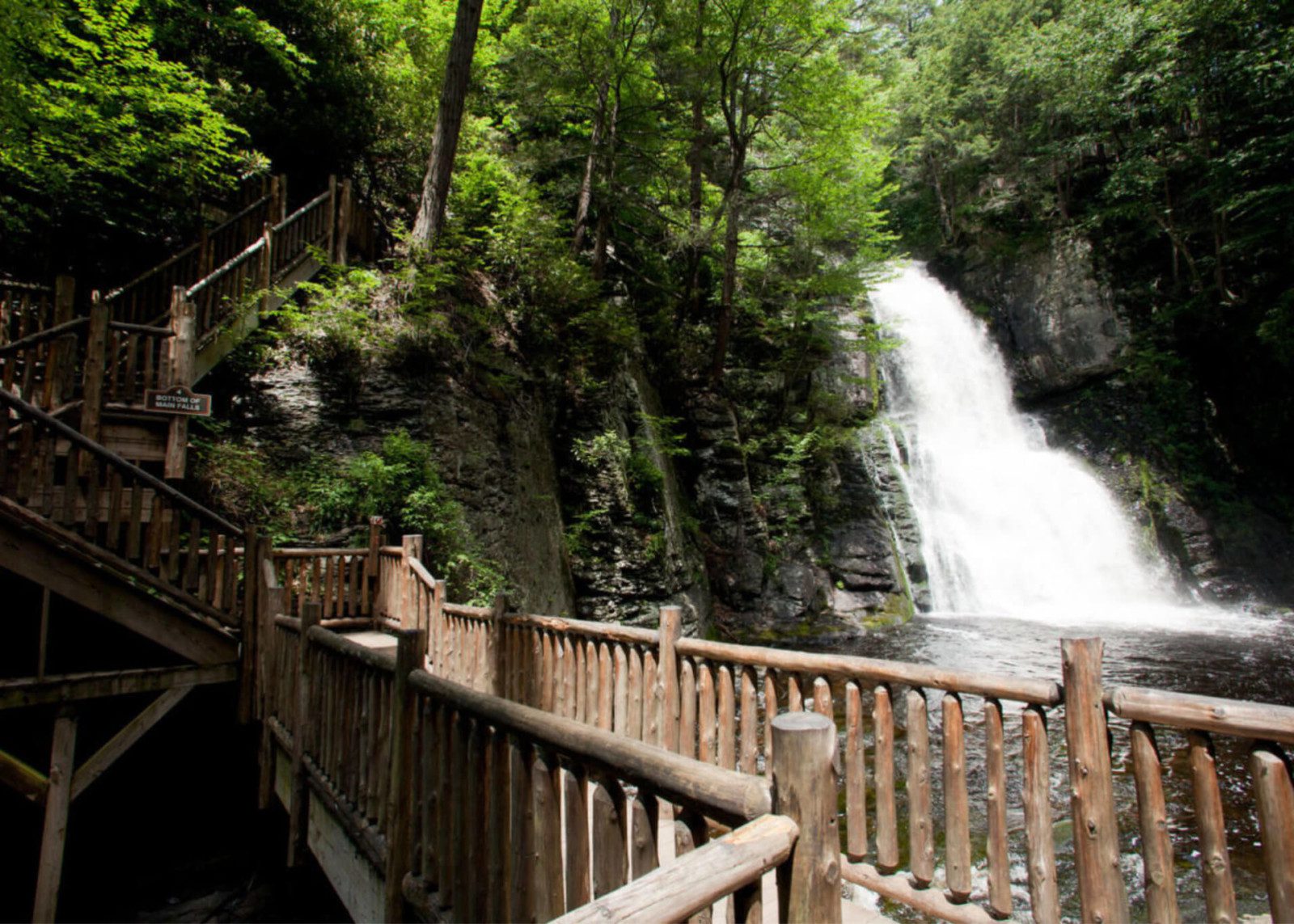 Bushkill Falls - perfect location for some stunning vacation pics.